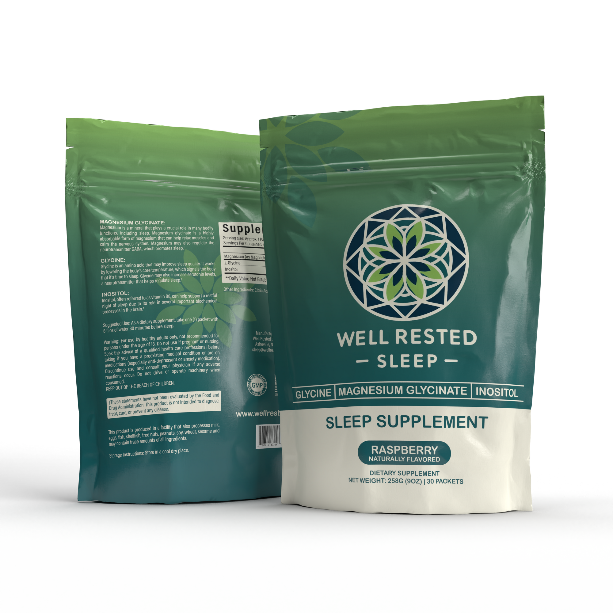 Well Rested Sleep Raspberry 30 Packets